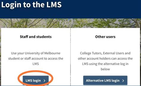 my unimelb|Learning Management System.